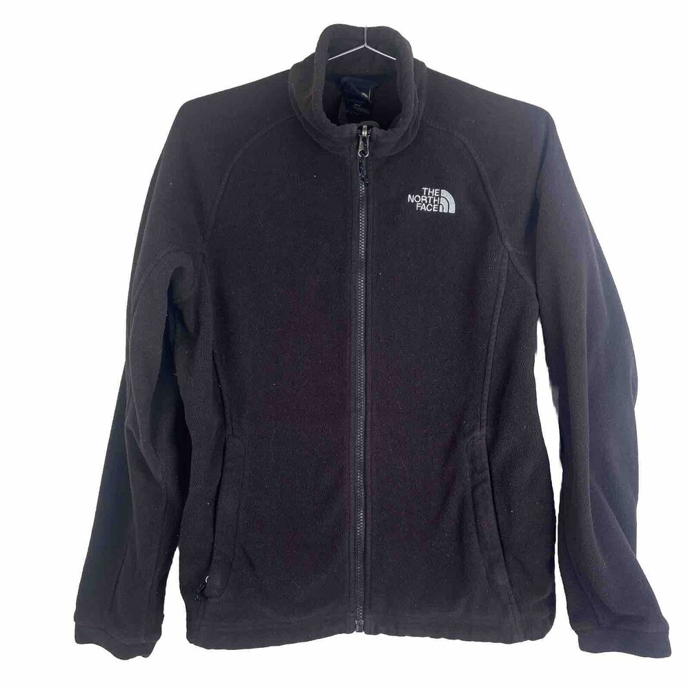 The North Face  Chocolate Brown Fleece Long Sleeve Zip UP Jacket Size M